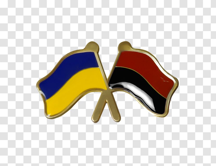 Flag Of Ukraine Germany Coat Arms - Lapel Pin Transparent PNG