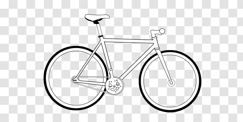 Bicycle Frames Wheels Road Racing Handlebars - Singlespeed - Bike Chain Transparent PNG