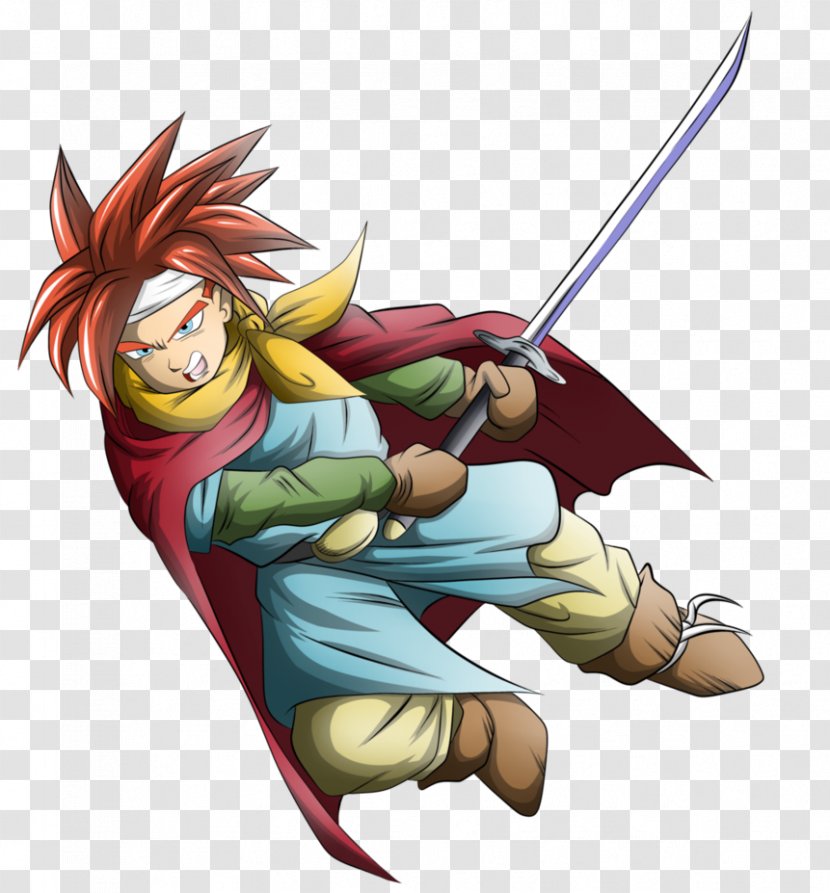 Chrono Trigger Super Nintendo Entertainment System Crono Video Game Rendering - Watercolor Transparent PNG