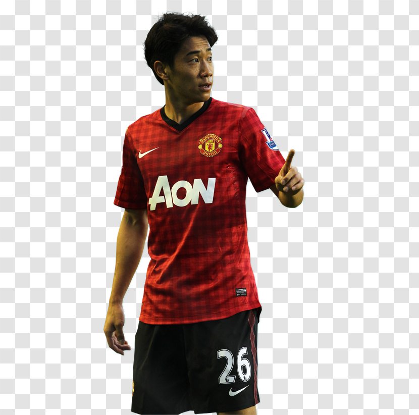 T-shirt Manchester United F.C. Outerwear Sleeve Uniform - Jersey Transparent PNG