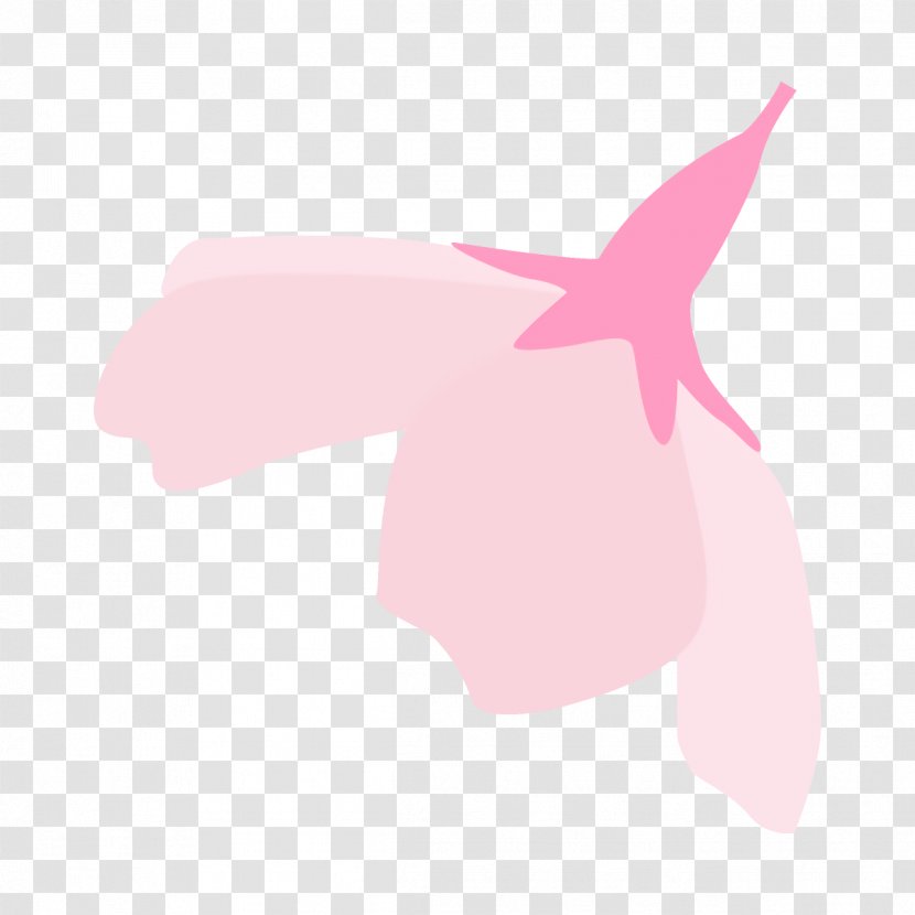 Pink Nose Clip Art Plant Logo - Flower Transparent PNG