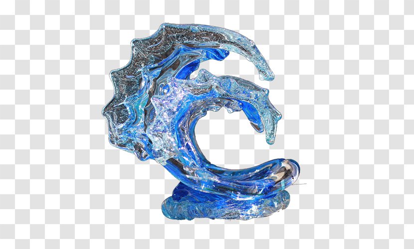 Cobalt Blue Figurine Jaw - Chiled Transparent PNG