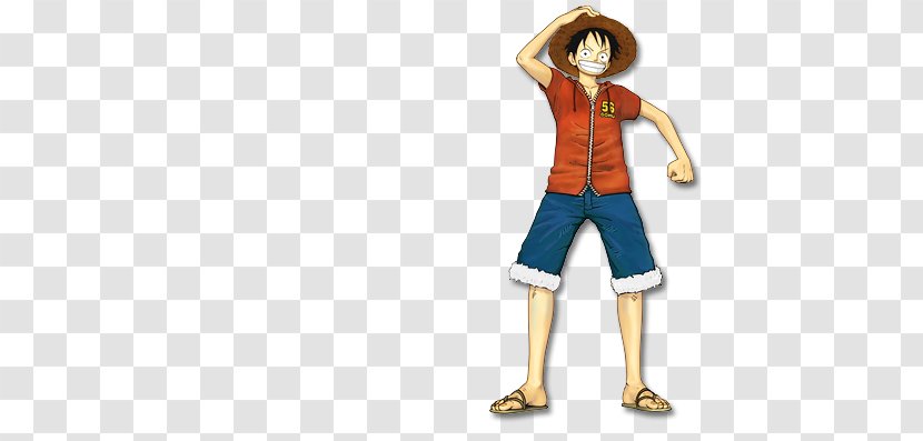 Monkey D. Luffy One Piece Piracy Straw Hat Pirates - Heart - Parachute Jumper Transparent PNG