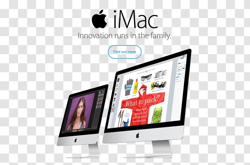 IMac MacBook Pro Intel Core I5 - Computer Monitor - Apple Banner Transparent PNG