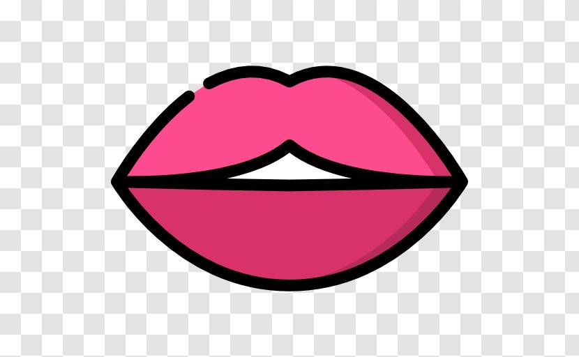 Magenta Lip Smile - Area - Mouth Transparent PNG