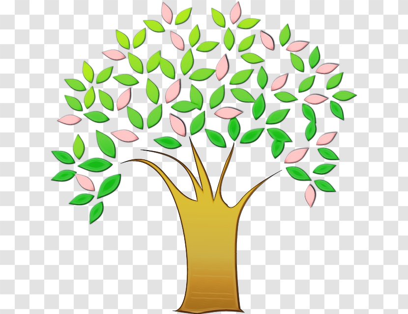 Tree Branch Silhouette - Cut Flowers Transparent PNG
