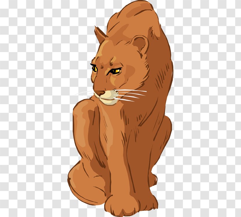 Lion Website Clip Art - Who You Are - Cautious Cliparts Transparent PNG