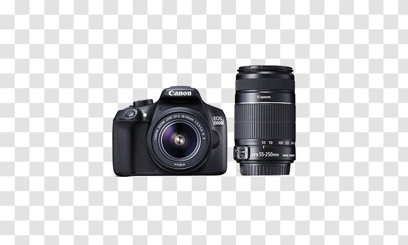 Canon EOS 1300D EF-S Lens Mount Digital SLR 18–55mm Single-lens Reflex Camera - Efs 1855mm Transparent PNG