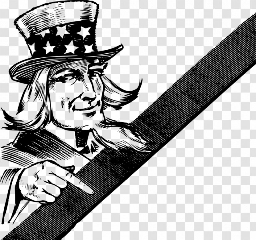 United States Uncle Sam Public Domain Clip Art - Cold Weapon Transparent PNG