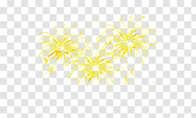 Yellow Pattern - Petal - Fireworks Transparent PNG