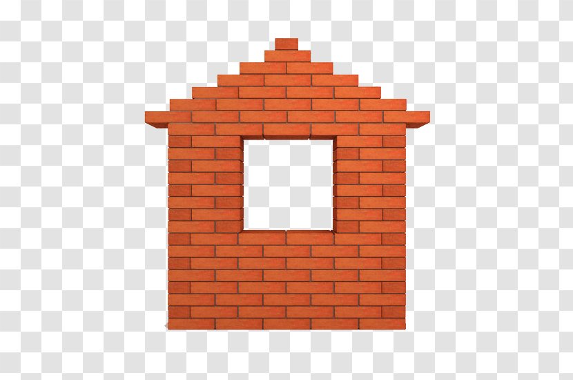 Brick Drawing Wall House - Rectangle - A Transparent PNG