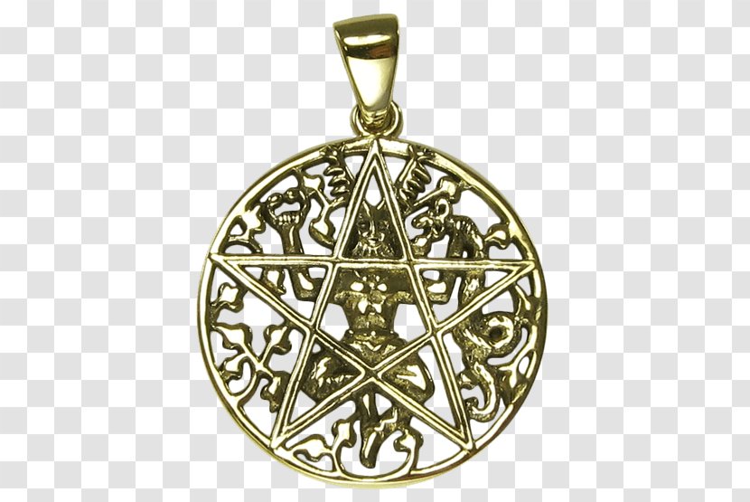 Cernunnos Pentacle Pentagram Horned God Wicca - Dryad - Jewelry Transparent PNG