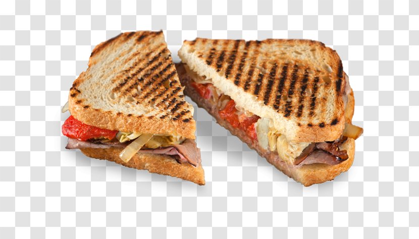 Breakfast Sandwich Club Toast Montreal-style Smoked Meat Panini - Fast Food - Grill Transparent PNG