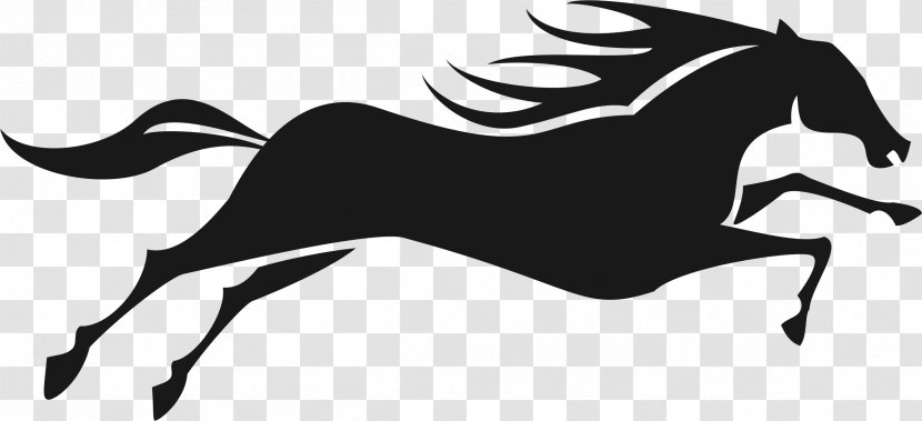 Horse Silhouette Clip Art - Tail Transparent PNG