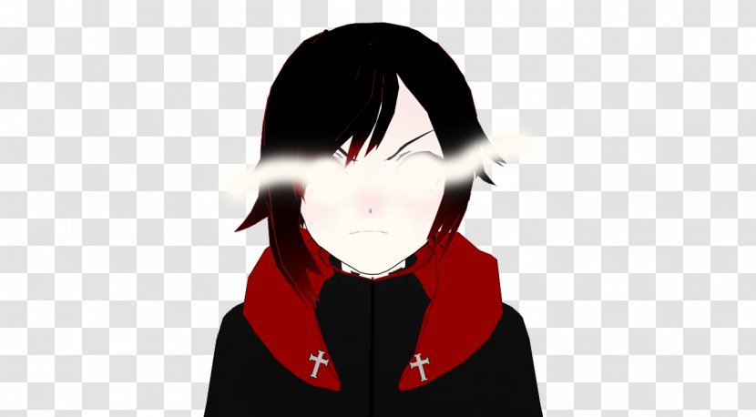Red Eye RWBY Chapter 1: Ruby Rose | Rooster Teeth Drawing - Silhouette Transparent PNG