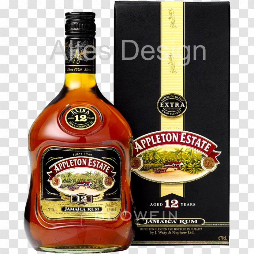 Liqueur Rum Appleton Estate Whiskey Licor 43 - Distilled Beverage Transparent PNG