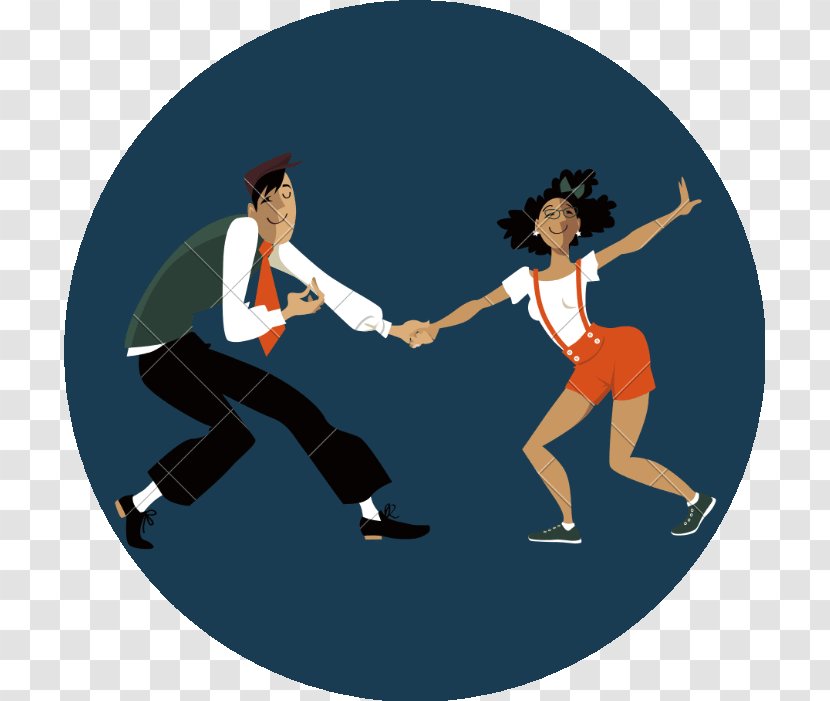Lindy Hop East Coast Swing Dance Move - Jitterbug - Rock And Roll Transparent PNG