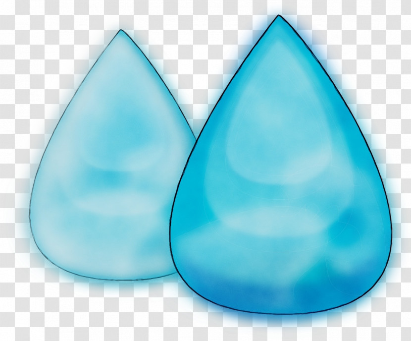 Aqua Blue Turquoise Turquoise Drop Transparent PNG
