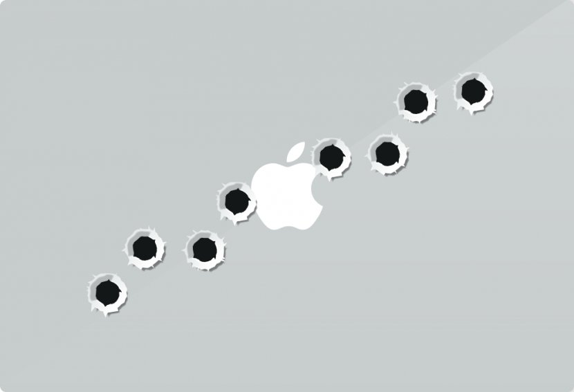 MacBook Pro Macintosh Laptop Sticker - Text - Bullet Holes HD Transparent PNG