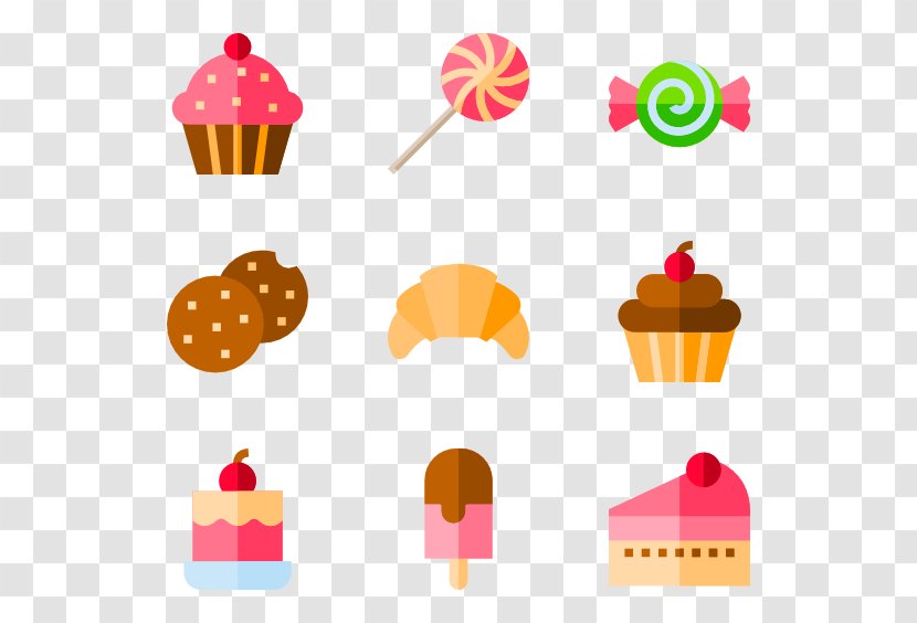 Dessert Cupcake Candy Lollipop - Food Transparent PNG
