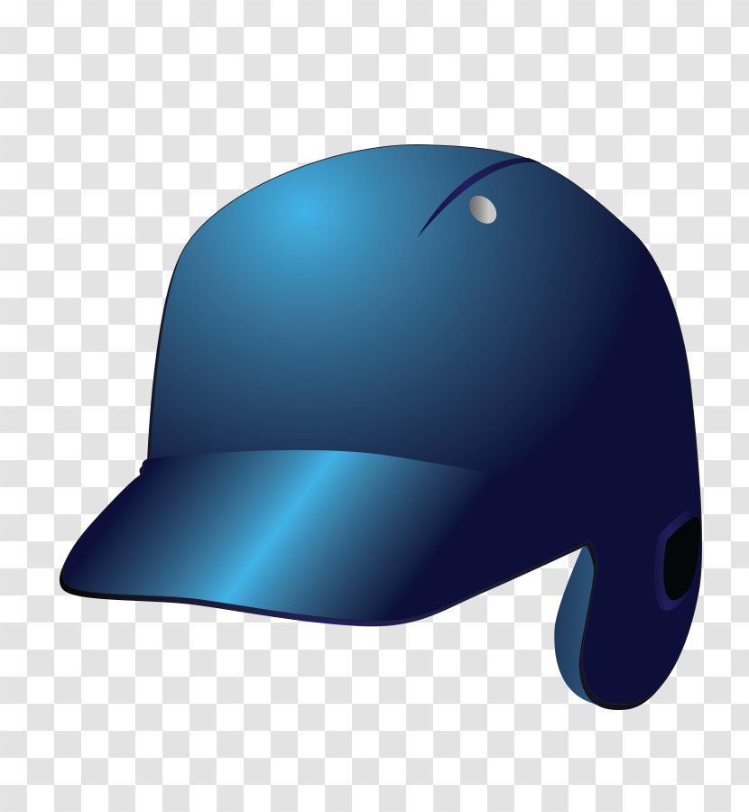 Ski Helmet Batting Baseball Cap - Personal Protective Equipment - Blue Transparent PNG