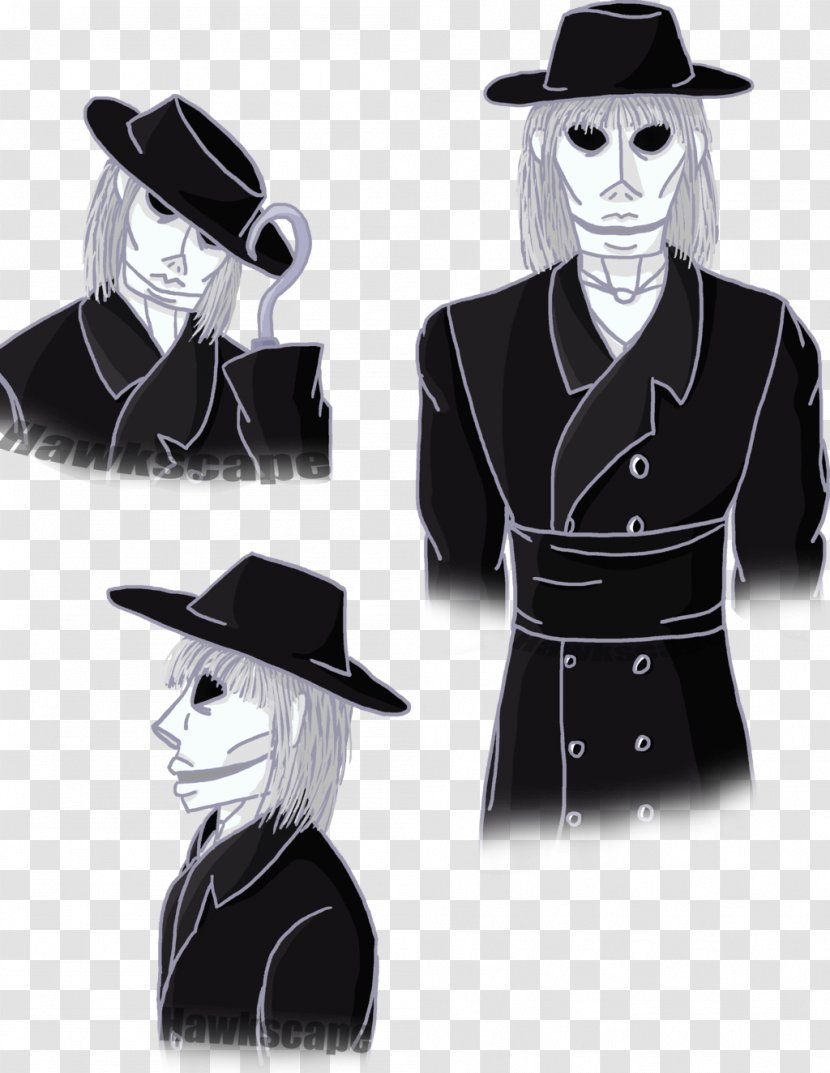 Puppet Master Character Jester White - Black And - Pick Blade Transparent PNG