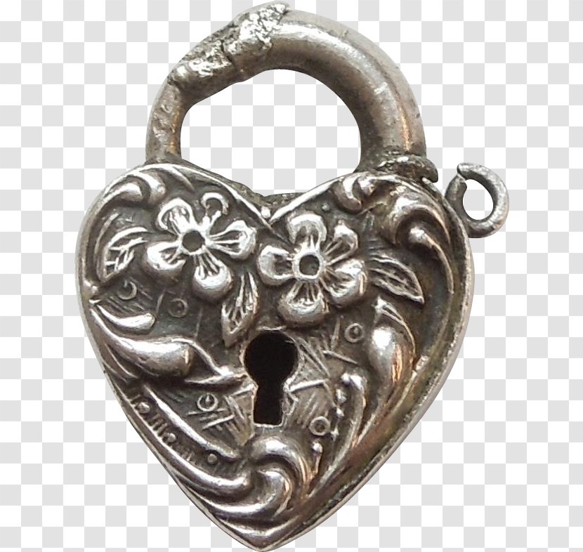 Sterling Silver Charm Bracelet Padlock Yazıya Giriş Atölyesi - Locket Transparent PNG