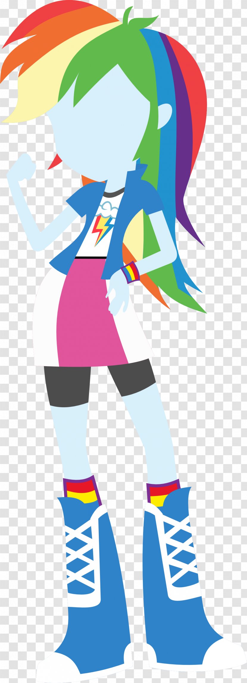 Rainbow Dash Pinkie Pie Rarity Applejack Twilight Sparkle - My Little Pony Equestria Girls Transparent PNG
