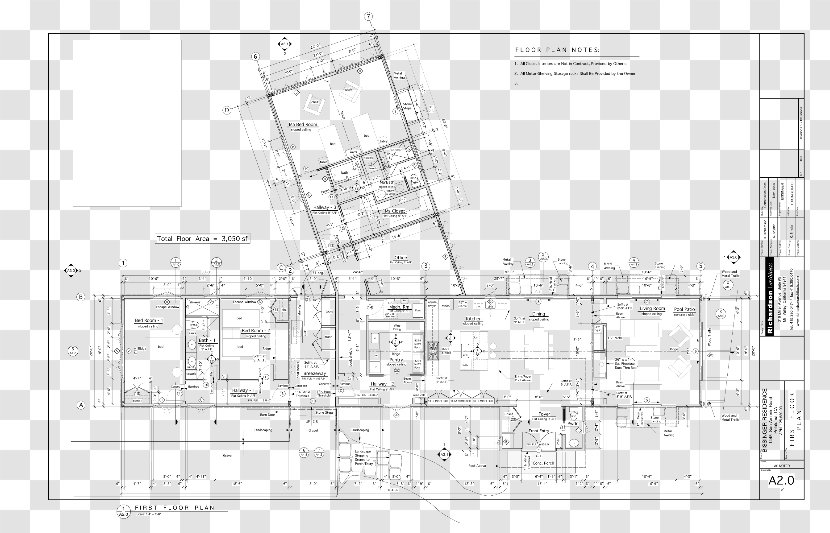 Floor Plan Technical Drawing - Line Art - Design Transparent PNG