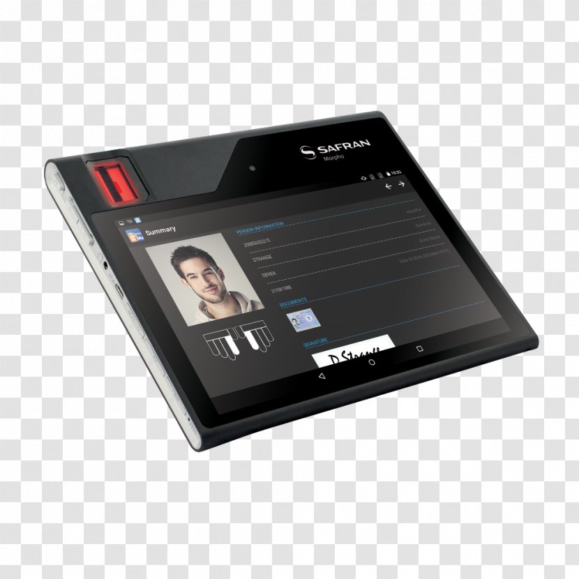 Safran Identity And Security Biometrics Electronics Access Control - Fingerprint Transparent PNG