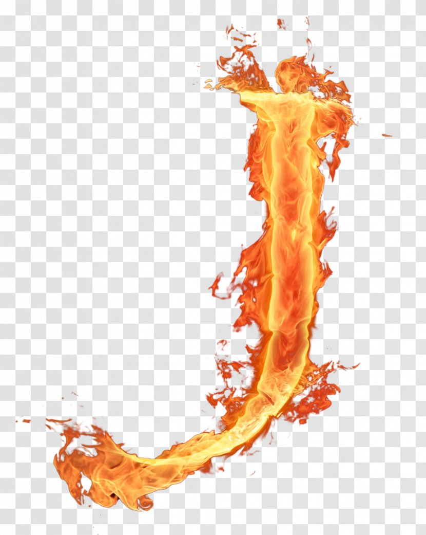 Letter Fire Alphabet J - Imagemagick - Burn Transparent PNG