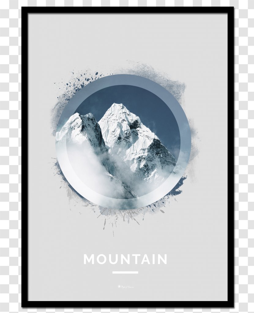 Poster Art Typography Wall - Wind Wave - Mountain People Transparent PNG