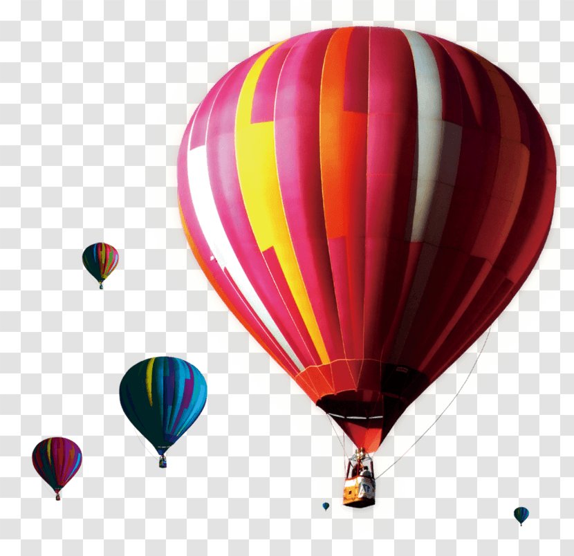 Flight Hot Air Balloon Image - Vermelhoquente Transparent PNG