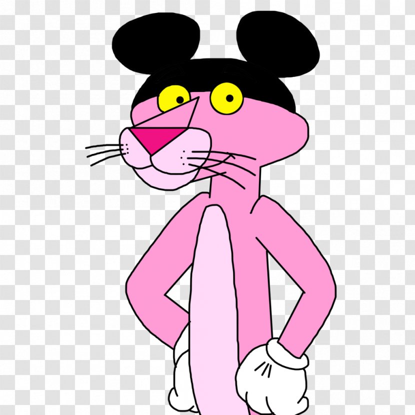 Mickey Mouse Roger Rabbit Cartoon The Pink Panther - Flower - Charlie Chaplin Transparent PNG