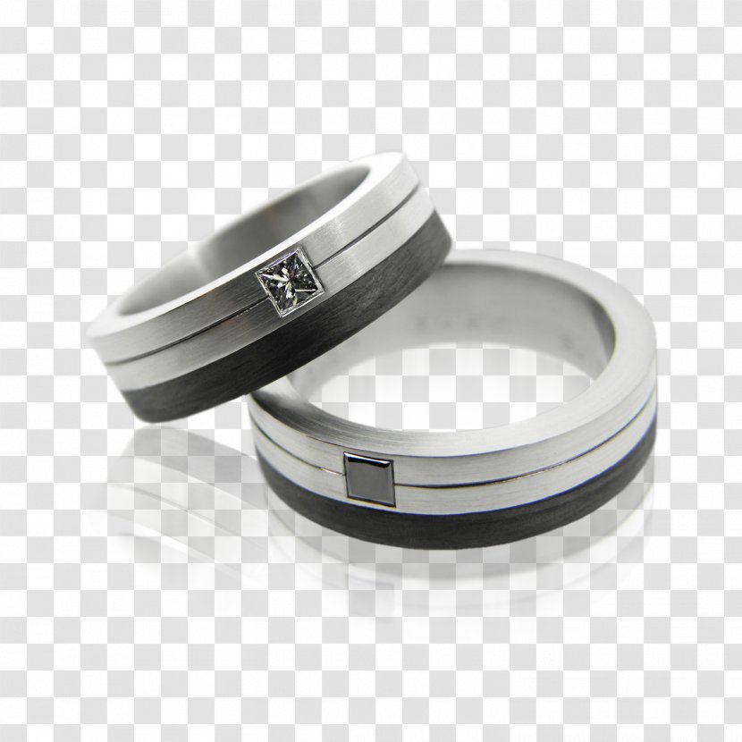 Silver Wedding Ring Transparent PNG
