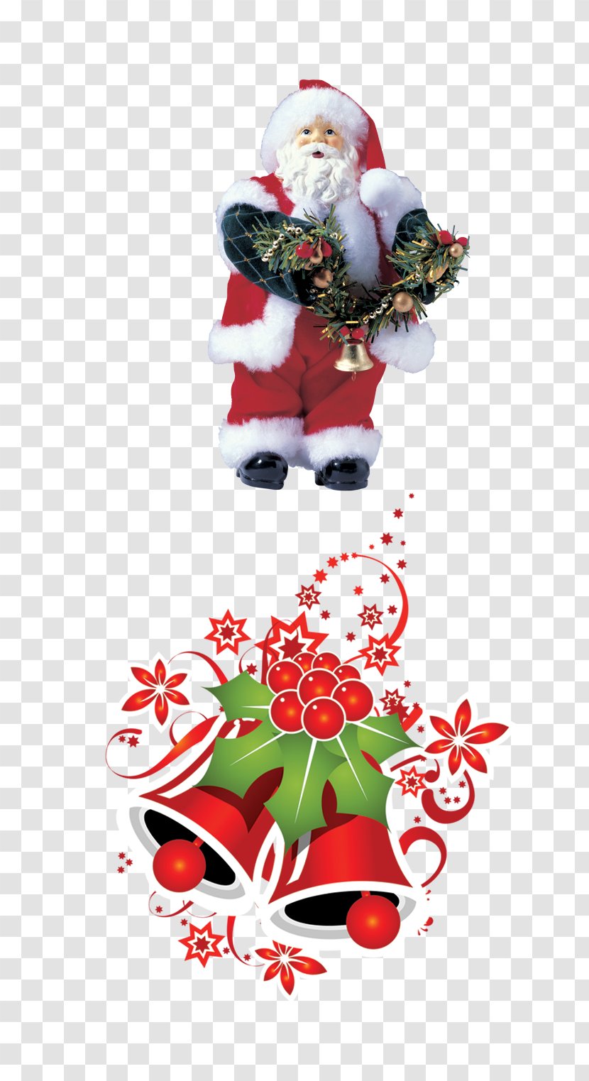 Christmas Jingle Bell Clip Art - Ornament - Santa Claus Transparent PNG