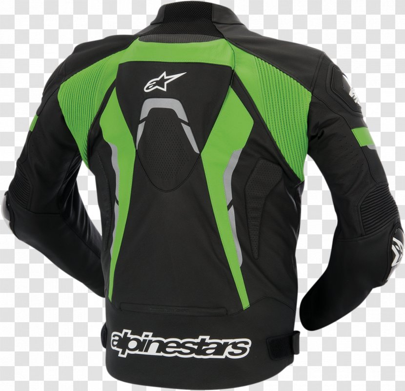 Leather Jacket Motorcycle Clothing Alpinestars - Sleeve Transparent PNG