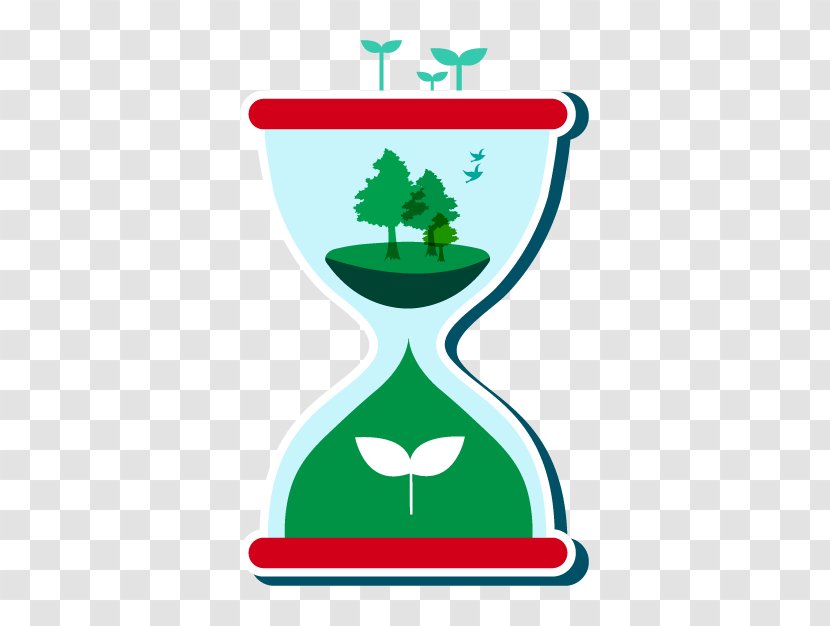 Natural Environment Infographic Renewable Energy - Scalable Vector Graphics - Green Hourglass Timer Creative FIG. Transparent PNG