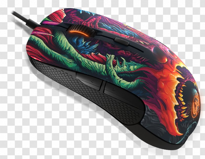 Counter-Strike: Global Offensive Computer Mouse Dota 2 SteelSeries Rival 300 - Technology Transparent PNG