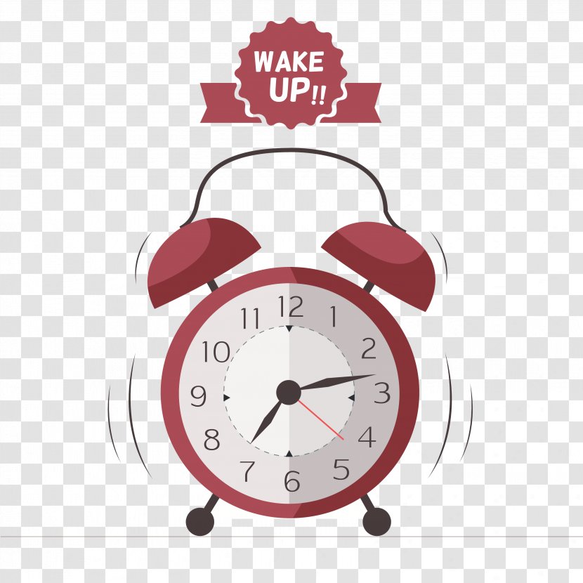 Alarm Clock Device Clip Art - Home Accessories - Hand-painted Picture Transparent PNG