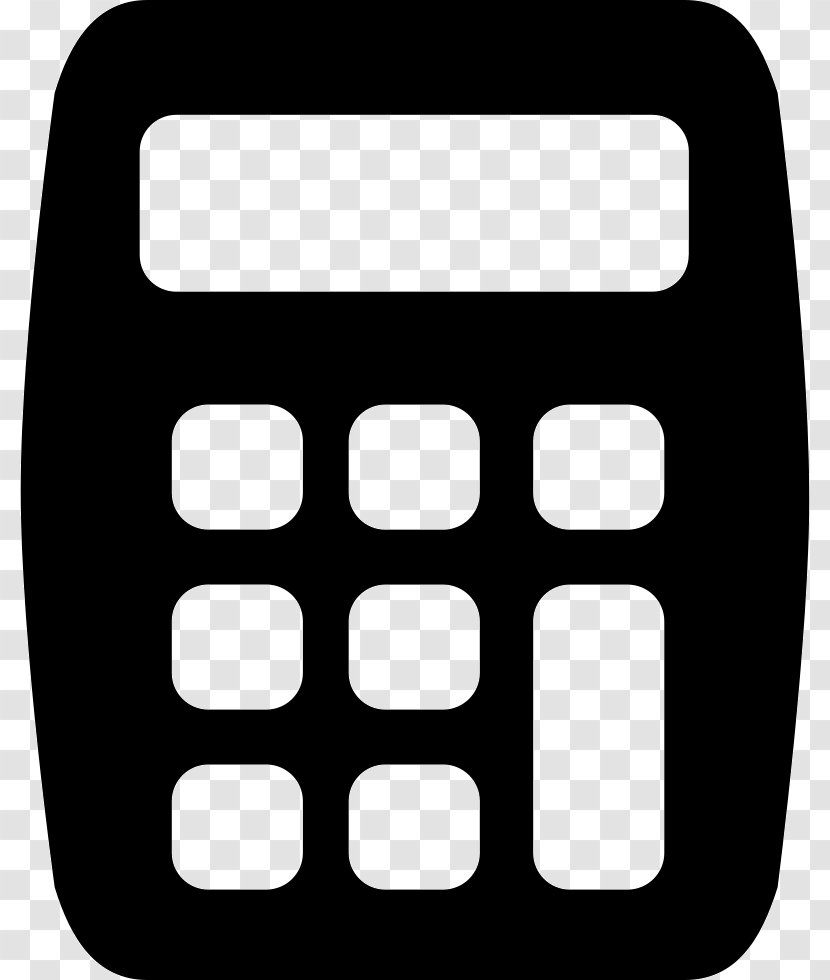 Outlook On The Web - Business - Black Calculator Transparent PNG