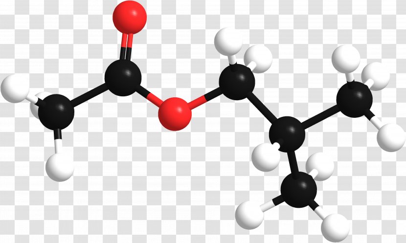 Isobutyl Acetate Acetic Acid Ester - 3d Models Transparent PNG