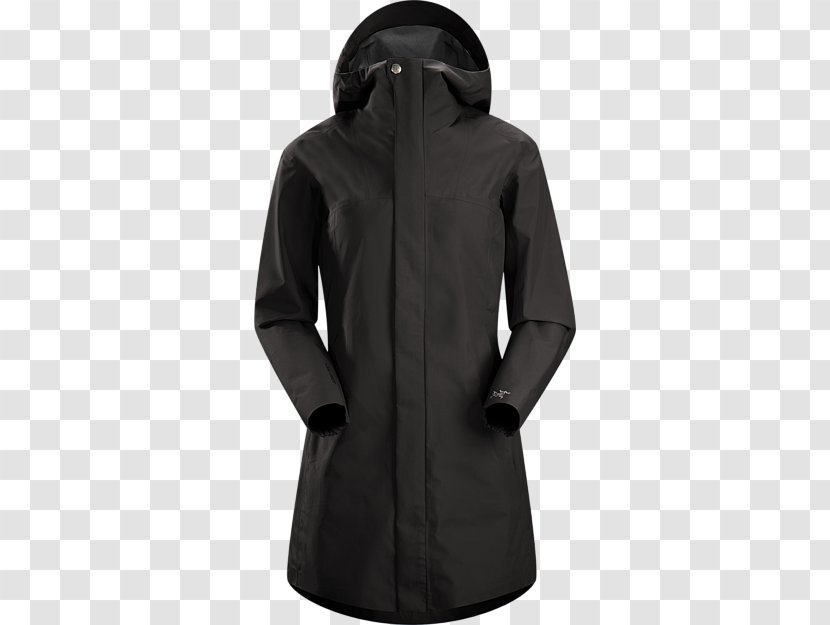 Hoodie Jacket Arc Teryx Codetta Coat Women's Arc'teryx - Black Fleece With Hood Transparent PNG