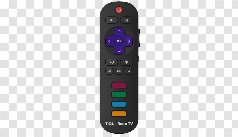 Remote Controls Television Electronics Smart TV Roku - Control - Led Tv Transparent PNG