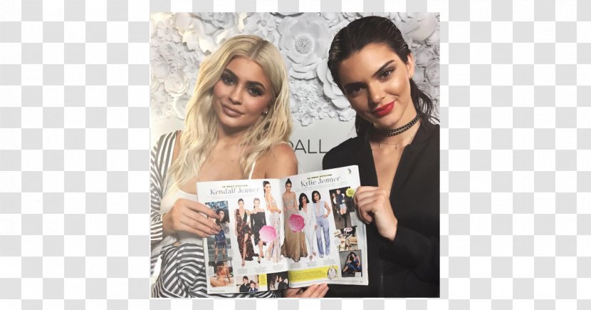 Kendall And Kylie Eyebrow Dyeing Blond Brown Hair - Silhouette - Golden Scriptz Ent Transparent PNG