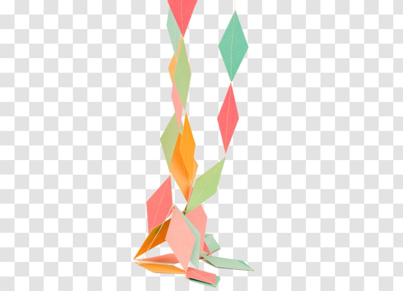Paper Pastel Garland - Art - Colorful Garlands Transparent PNG