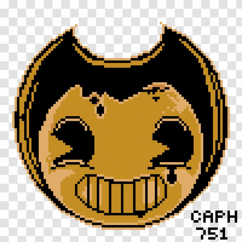 Pixel Art Drawing Smiley Book - Snout - Bendy And The Ink Machine Pentagram Transparent PNG