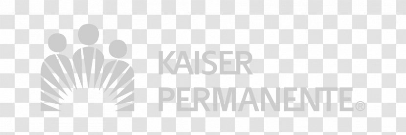 Kaiser Permanente Health Insurance Care California Group Cooperative - Black And White Transparent PNG