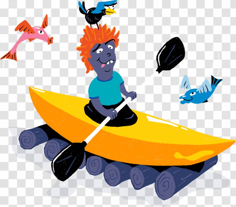 Boating Kayak Illustration Clip Art - Boat Transparent PNG