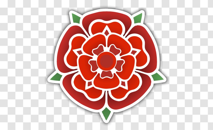 Blackpool Red Rose Of Lancaster Tudor Driveway - Floral Design Transparent PNG